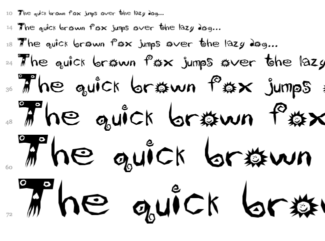 Utopian Law font waterfall